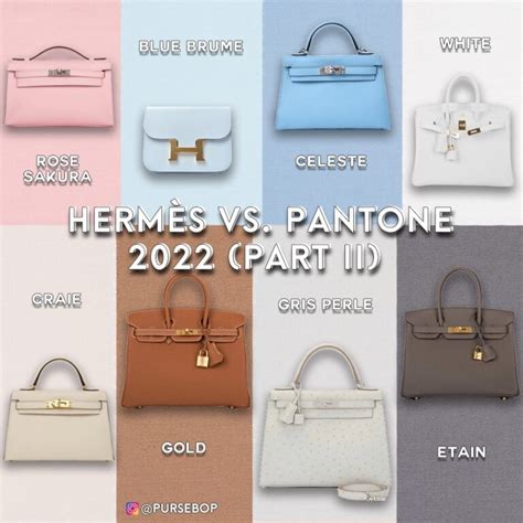 rare hermes colors|hermès color chart 2022.